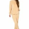 Girls Gold Velour Hooded Lounge Set Tracksuit -pajamas shop PJF MOD220516 61