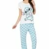 Women's Disney Lilo And Stitch We Love Stitch Long Pyjama Set -pajamas shop PJF MOD220516 9