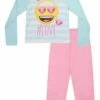 Girls #Love Emoji Long Pyjamas 2 Girls #Love Emoji Long Pyjamas -pajamas shop PJ 17
