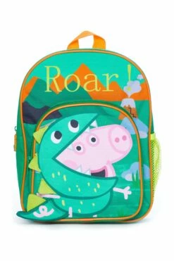 George Pig Bag Toddler Backpack Boys For School Nursery, Dinosaur Roar! -pajamas shop PYJAMA FACTORY BAGS 006