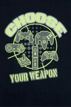 Choose Your Weapon Gaming Controller Short Pyjamas -pajamas shop SET04
