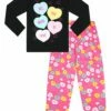 Girls All You Need Is Love Heart Long Pyjamas -pajamas shop TPF1115 4