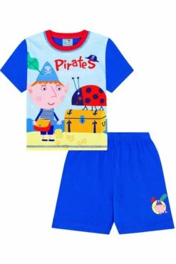 Boy's Ben & Holly Little Kingdom Pirates Adventure Short Pyjamas