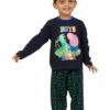 Boys Peppa Pig 'Boys Rule' Long Pyjamas 4-5 Years -pajamas shop boys rule george model front