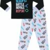 Eat Sleep Battle Royale Repeat Long Pyjamas -pajamas shop eat sleep battle royale repeat pyjamas
