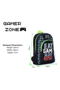 Eat Game Sleep School Bag And Lunch Bag 2 Piece, Kids Boys Gamer Backpack -pajamas shop eatsleepgamebackpack 5bed581e 8e79 446c a327 ab9ef9706b17
