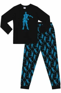 Floss Blue Dance All Over Print Long Pyjamas Set