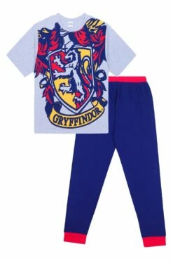 Mens Harry Potter Gryffindor Long Pyjamas