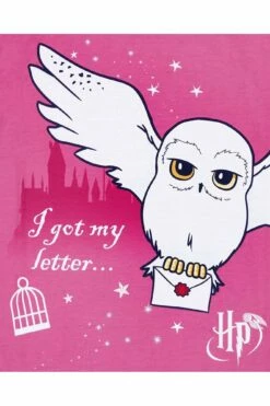 Girls Harry Potter Hedwig I Got My Letter Hogwarts Short Pyjamas -pajamas shop harrypottercloseup5 2