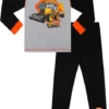 Boys Joey JCB 'Make Way, Stand Back' Long Pyjamas -pajamas shop jcbjoeylong