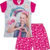 Girl's Official JoJo Siwa Rainbow Pyjamas Short -pajamas shop jojo siwa rainbow short pyjamas