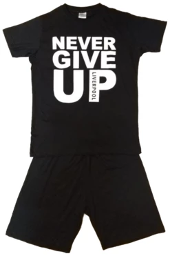 Never Give Up Football Liverpool Short Pyjamas