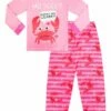 Girls No Sleep Makes Me Crabby Long Pyjamas -pajamas shop no sleep makes me crabby pyjamas