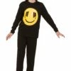 Boys Smile Face Headphones Long Pyjamas -pajamas shop smiley face pyjamas long