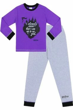 Girls Harry Potter Long Pyjamas