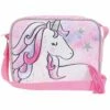 Girls Unicorn Star Pink Lunch Bag, Kids Lunch Box -pajamas shop unicornlunchbag